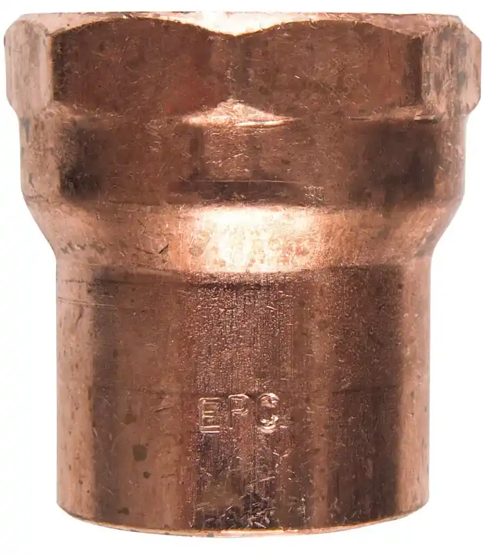 W 61279 1.5 In. Copper X Female Adapter - Durable Pipe Fitting