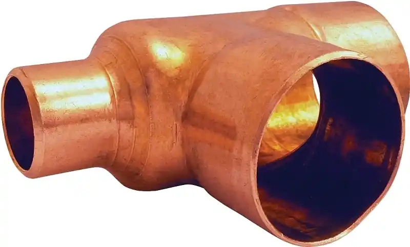 3/4 In. X 1/2 In. Sweat Copper Tee Fitting