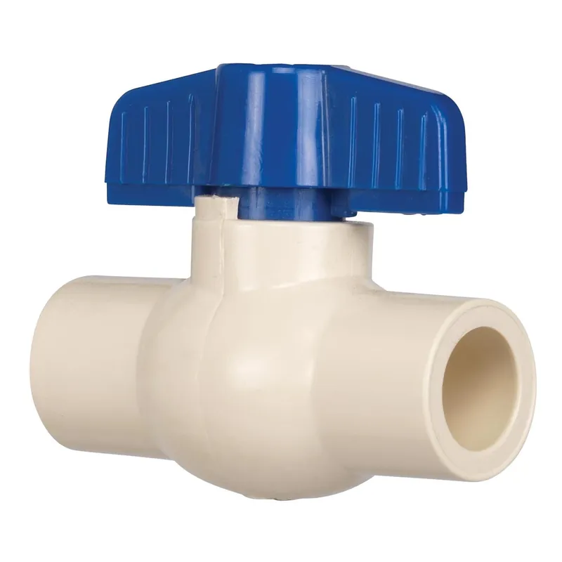 Homewerks 1 In. CPVC Slip Ball Valve Full Port Quarter-Turn Lever For Potable Water