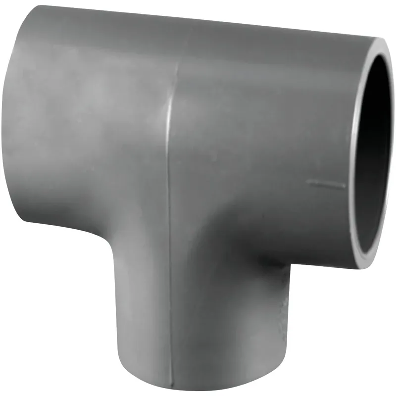 Charlotte Pipe Schedule 80 1 In. Slip X 1 In. D Slip PVC Tee 1 Pk