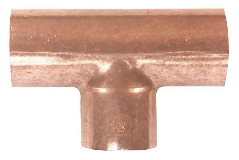 NIBCO 1/2 In. Sweat X 1/2 In. D Sweat Copper Tee 10 Pk