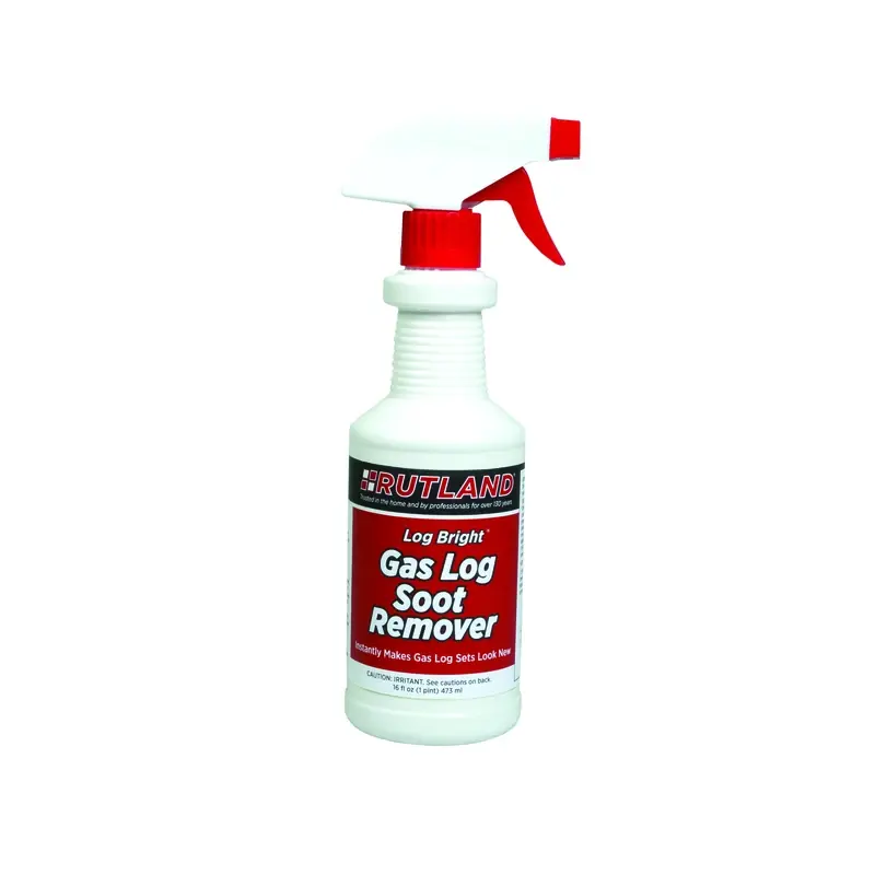 Log Bright Gas Log Soot Remover 16 Oz Liquid Spray Bottle