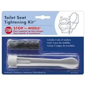 Tan Plastic Seat Post Mounting Kit For Toilets, Model 85243