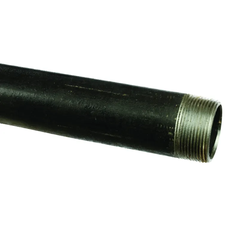 1-1/2 In. X 60 In. Carbon Steel Threaded Black Pipe