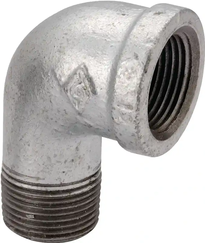 2 Inch Galvanized Malleable Street Elbow 90 Degree - Model 6-2g