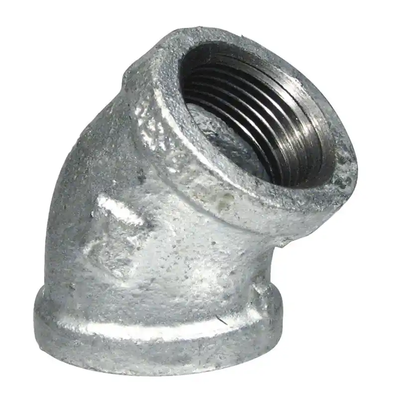 1/4 In. 45 Degree Galvanized Elbow Fitting - Model 510-201hc