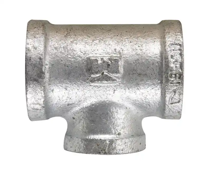 3/4 In. X 1/2 In. X 3/4 In. Malleable Iron Reducing Galvanized Tee