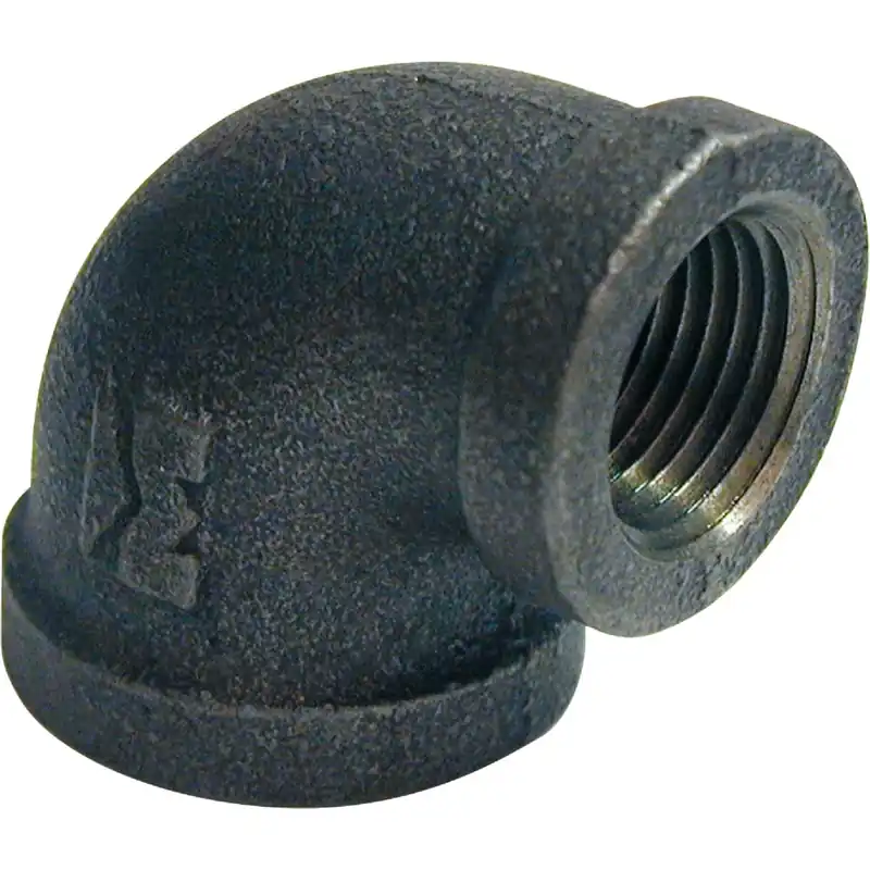 1-1/4 In. X 1 In. 90 Degree Reducing Malleable Black Iron Elbow