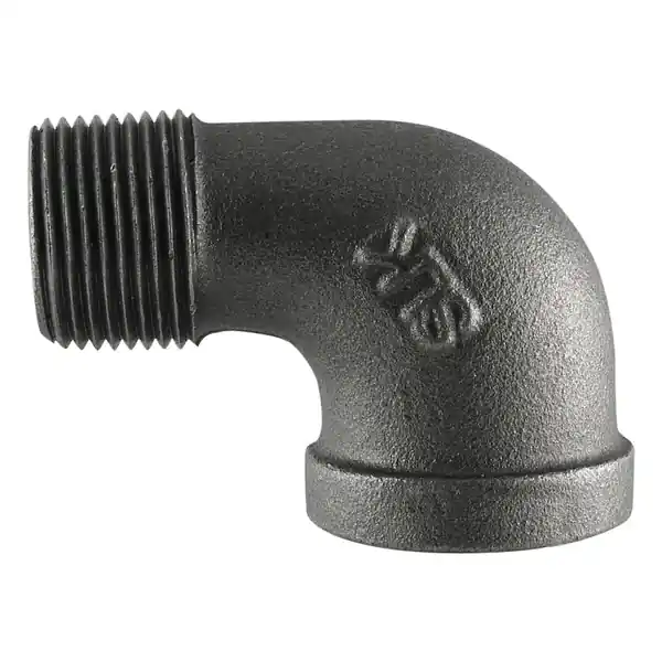 1/8 In. 90 Degree Malleable Black Iron Street Elbow Fitting