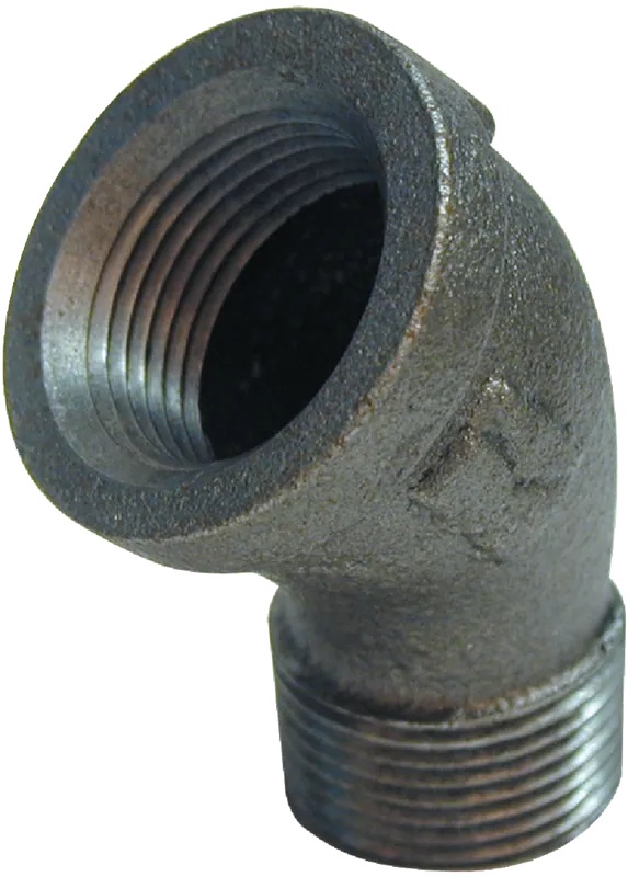 1/2 In. Black Pipe 45 Degree Street Elbow