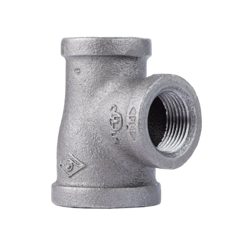 1 In. Fip X 3/4 In. D Fip Black Malleable Iron Reducing Tee