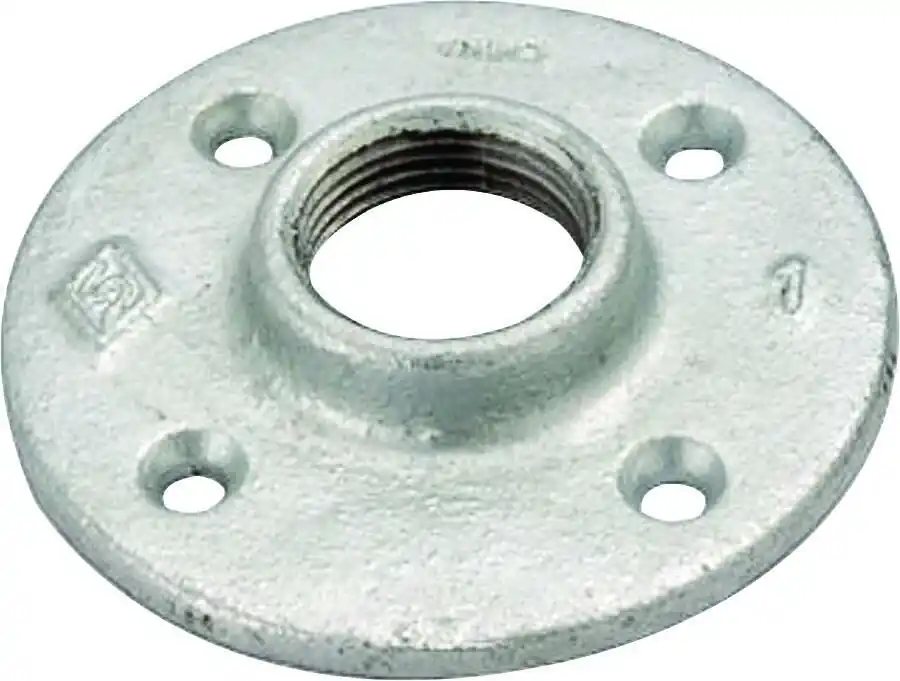 1/2 Inch Galvanized Malleable Floor Flange Model 27-1/2g For Durable Connections