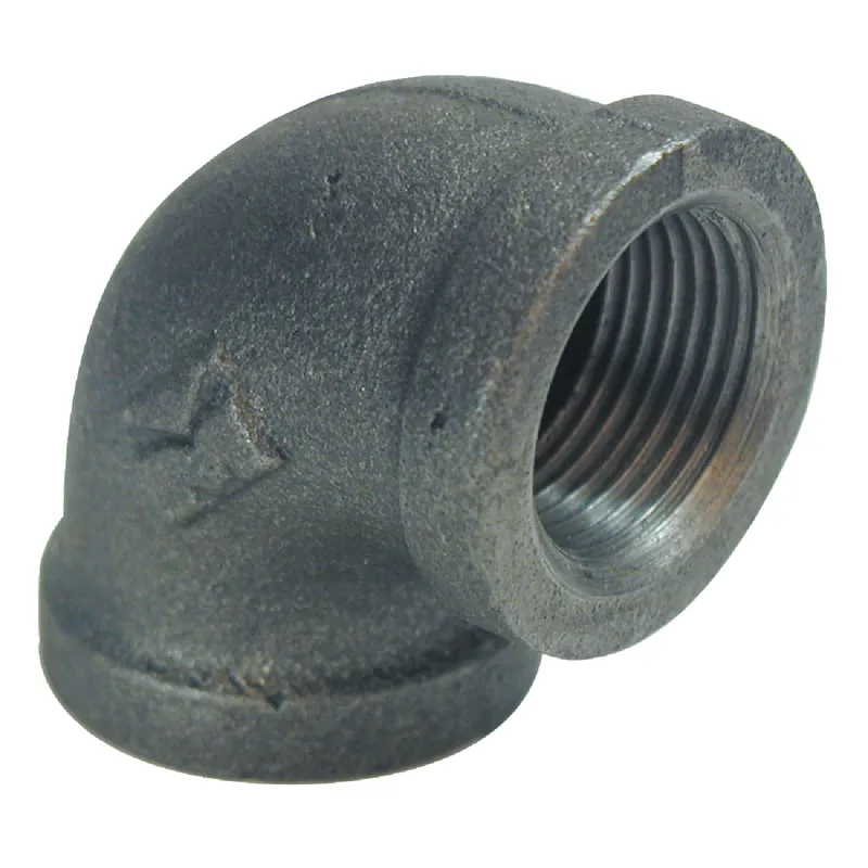 1/8 In. 90 Degree Malleable Black Iron Elbow Fitting Model 520-000hc