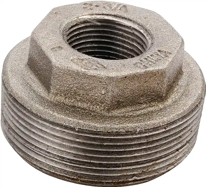 1 X 3/4 Inch Black Hex Bushing, Model 35-1x3/4b