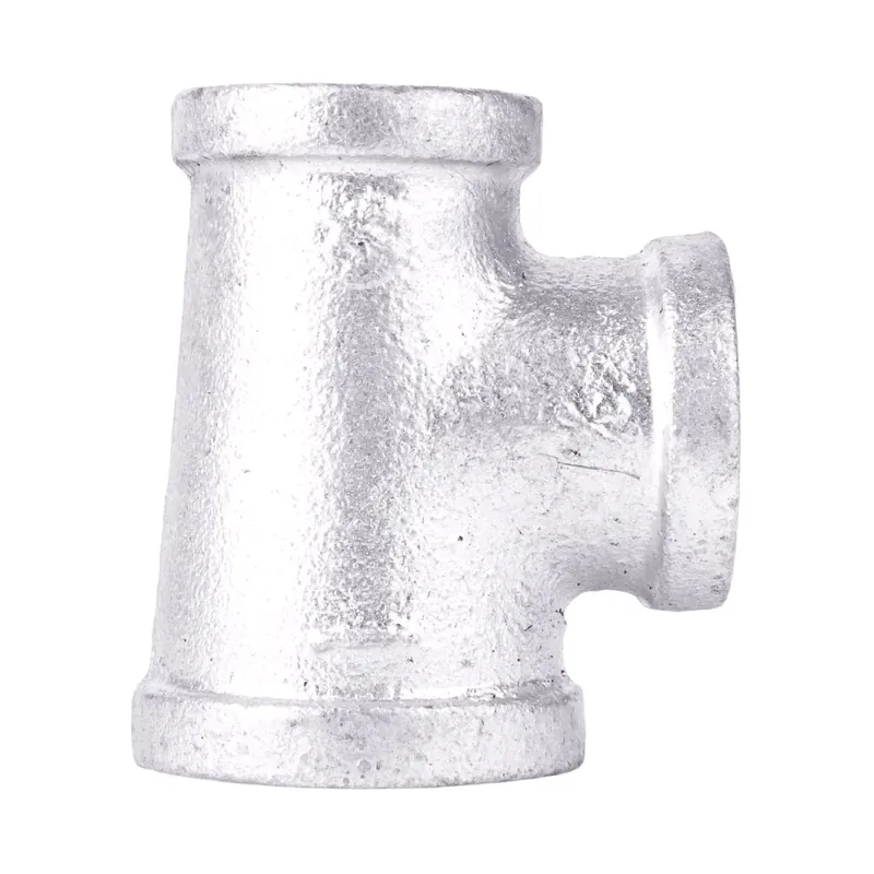 1 X 3/4 X 3/4 In. Galvanized Pipe Reducing Tee