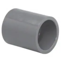 829 Series Pvc Schedule 80 Coupling, 1.5 Inch Socket Fitting