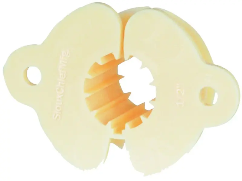 Ezglide 3/4 In. Natural Plastic Insulating Pipe Clamps - 5 Pack