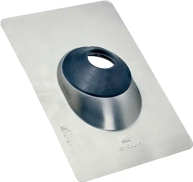 Galvanized No-Calk Base Roof Flashing, 1-1/2 - 3 In.