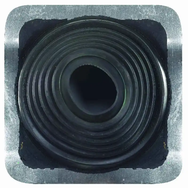 Masterflash Roof Flashing, EPDM, Black, 3 To 6 In. Pipes