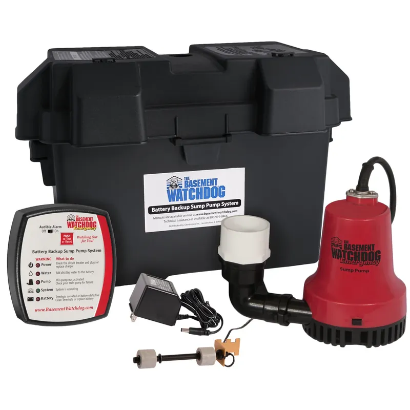 Emergency Battery-Backup Sump Pump