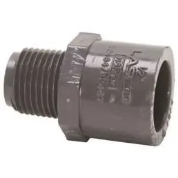 836 Series 1.25 In. Pvc Schedule 80 Male Adapter - Socket X Npt