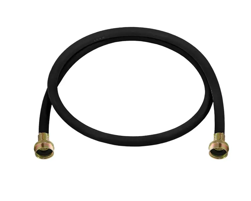 Ultra Dynamic Products Rubber Washing Machine Hose 3/8 In. D X 5 Ft. L