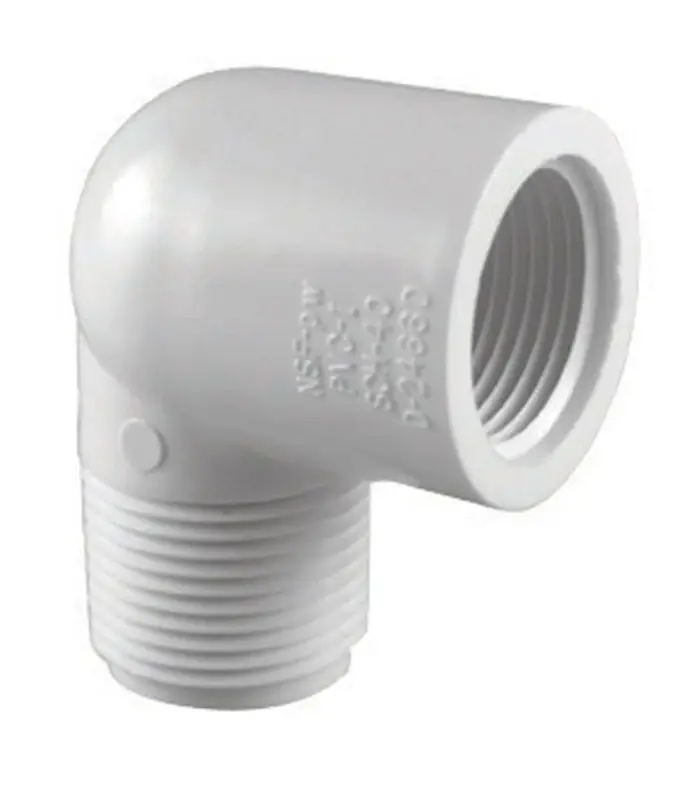 Charlotte Pipe Schedule 40 1 In. MPT X 1 In. D FPT PVC 90 Degree Street Elbow 1 Pk