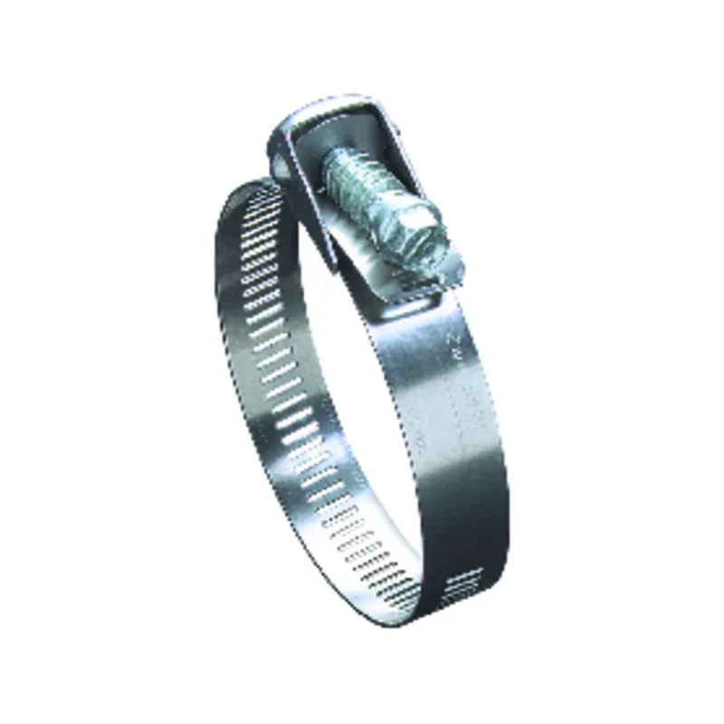 2 In. To 5 In. Sae 72 Silver Stainless Steel Snaplock Hose Clamp