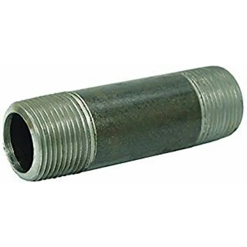 B&k Mueller 1-1/4 In. Mpt X 10 In. L Galvanized Steel Pipe Nipple