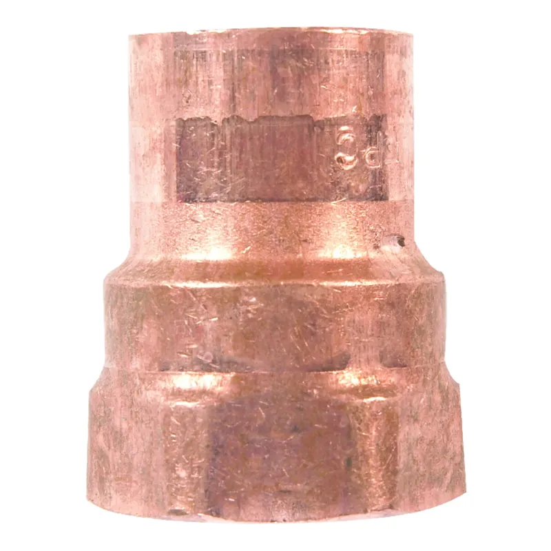 NIBCO 1/2 In. Copper X 1/2 In. D FPT Copper Pipe Adapter 1 Pk