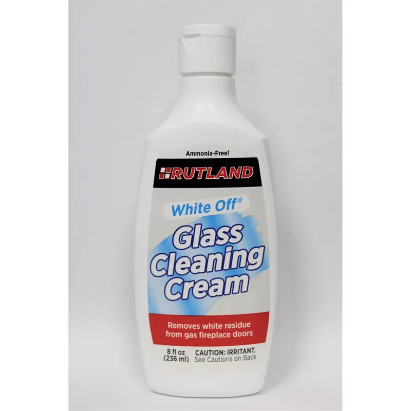 White Off Glass Cleaner 8 Oz - Non-abrasive Cream For Glass And Stainless Steel