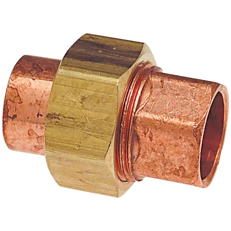 NIBCO 1/2 In. Sweat X 1/2 In. D Sweat Copper Union 1 Pk