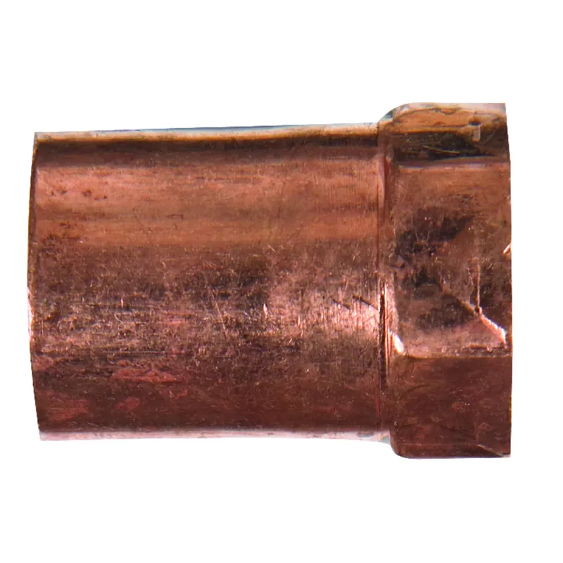 NIBCO 3/4 In. Copper X 1/2 In. D FIP Copper Pipe Adapter 1 Pk