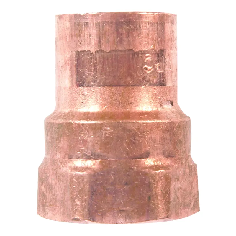 NIBCO 3/8 In. Copper Sweat X 3/8 In. D FPT Copper Pipe Adapter 1 Pk