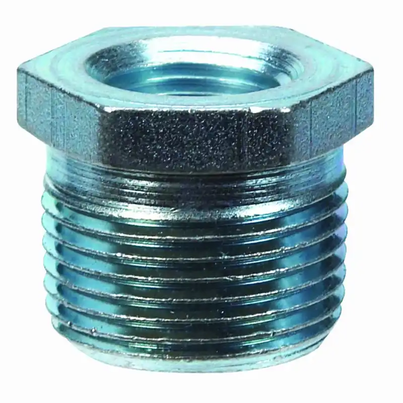 3/4 In. Mpt X 1/2 In. Mpt Galvanized Steel Hex Bushing