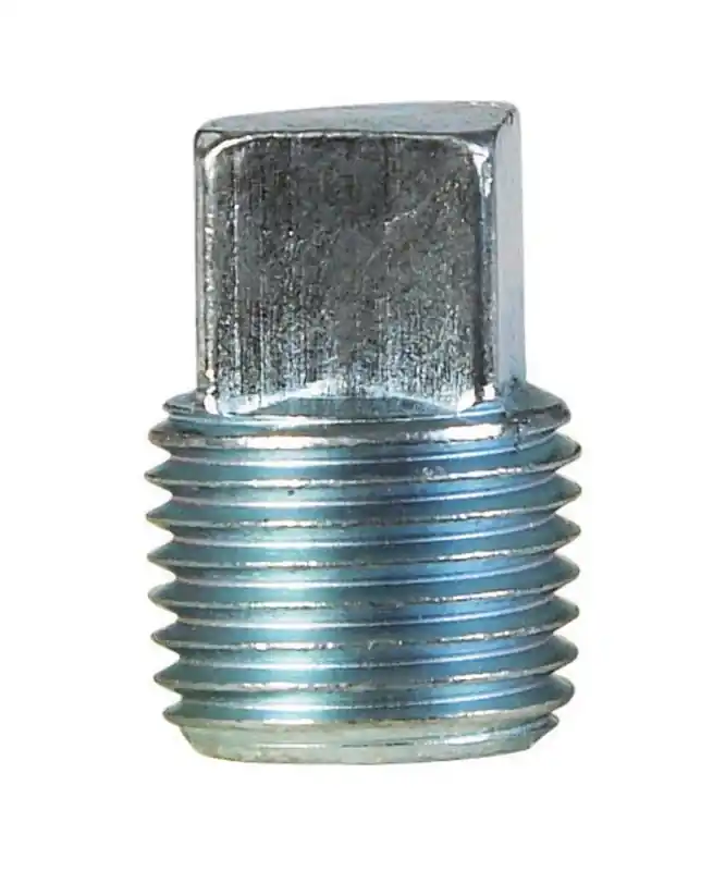 3/4 In. Mpt Galvanized Square Head Plug For Plumbing Applications