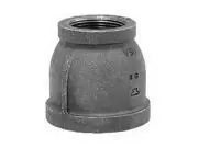 Galvanized Malleable Iron Reducer Coupling, 1 X 1/2 Inch, Model 0311087001