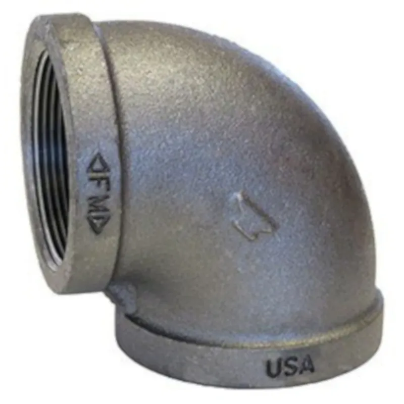 90-Degree Black Pipe Elbow, 3/4 In.