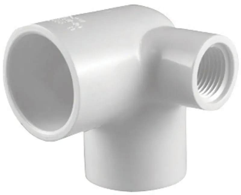 Charlotte Pipe Schedule 40 1 In. Slip X 1 In. D Slip PVC Side Outlet Elbow 1 Pk