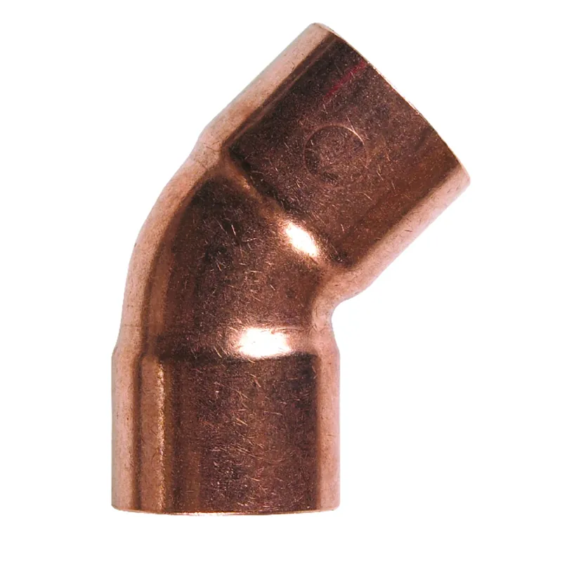 NIBCO 3/8 In. Sweat X 3/8 In. D Sweat Copper 45 Degree Elbow 1 Pk
