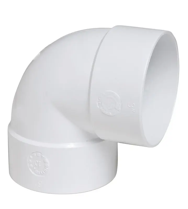 Sdr35/3034 3 In. Hub X 3 In. Dia. Hub Pvc Elbow Fitting