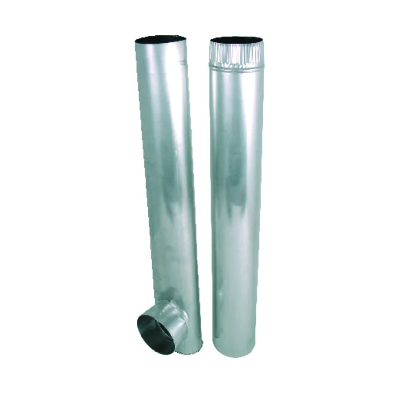 7.38 In. L X 4 In. D Silver Aluminum Skinny Duct Adjustable Dryer Vent