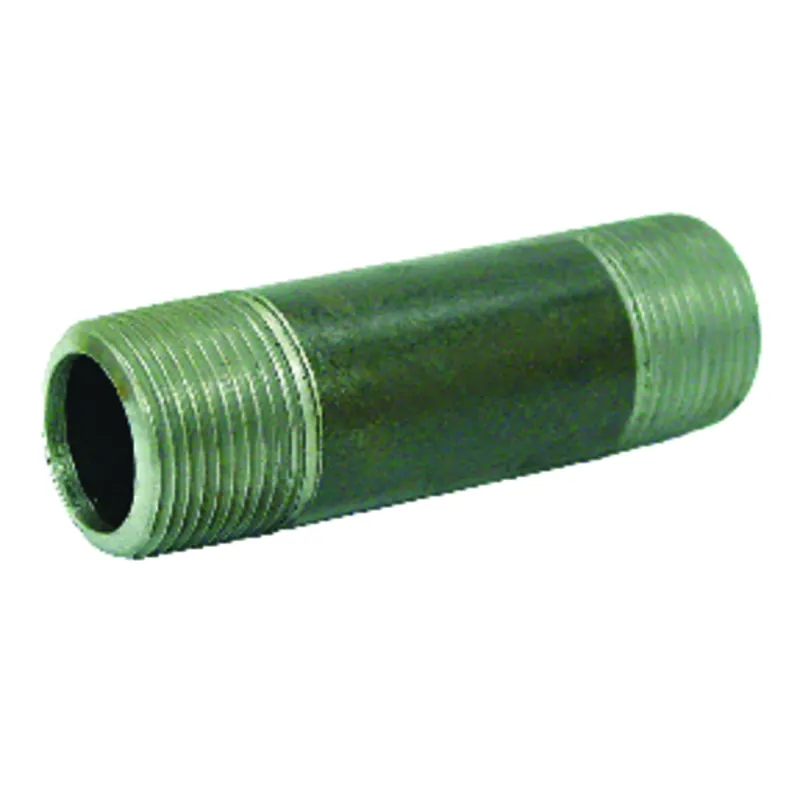 1-1/4 In. X 4-1/2 In. Schedule 40 Steel Black Iron Nipple
