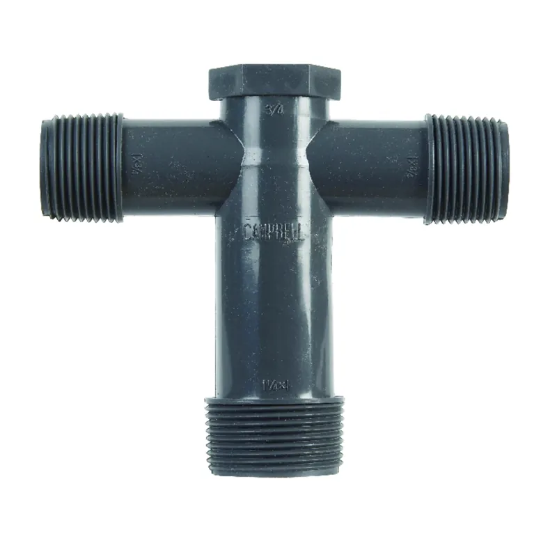 Pvc 1 In. Tank Cross Rptc54 With Multiple Connections