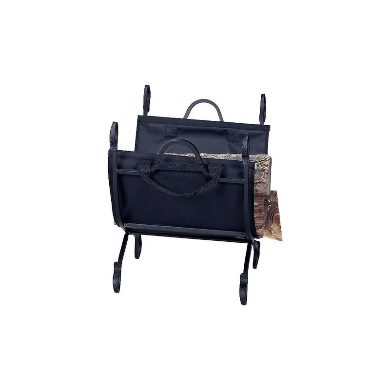 Decorative Firewood Rack With Removable Canvas Tote - Model W-1118
