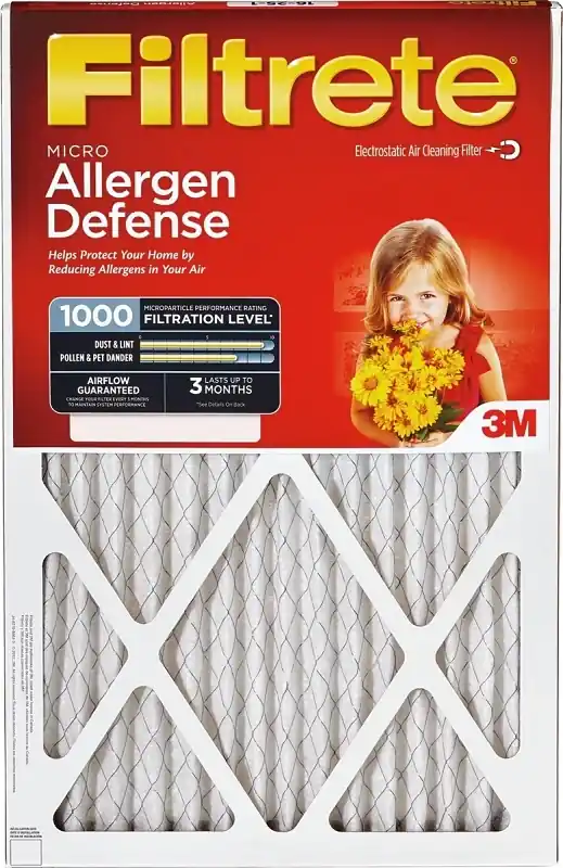 Filtrete Allergen Defense 12 In. W X 12 In. H X 1 In. 1000 MPR Pleated Air Filter 1 Pk