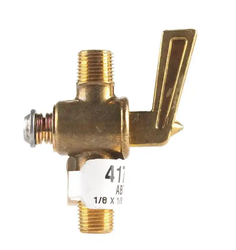 1/8 In. Mip Brass Pipe Valve - Durable And Reliable Plumbing Solution