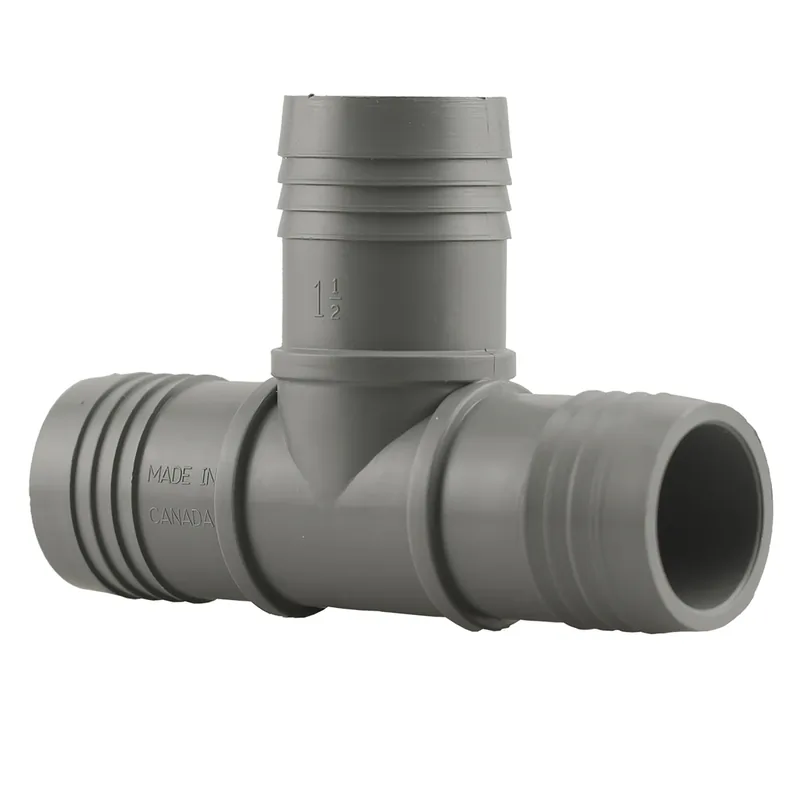 Boshart Industries 1-1/2 In. Insert X 1-1/2 In. D Insert Polypropylene Tee 1 Pk