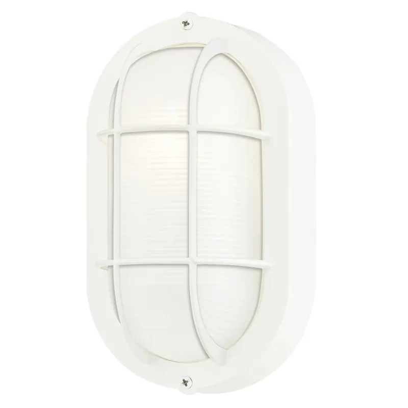 Matte White Switch Incandescent Light Fixture, Model 67835, 1-light