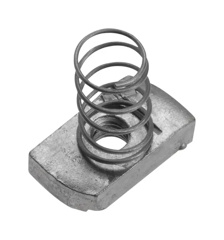 Unistrut 3/8 In. D Steel Spring Nut For IMC 5 Pk